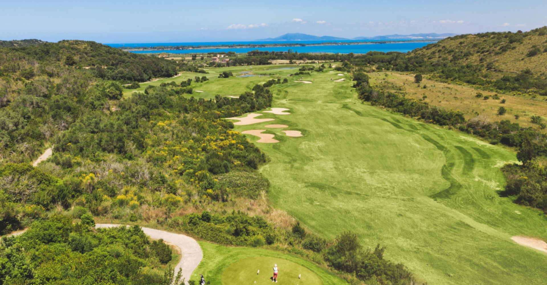 Vue panoramique de l’Argentario Golf Club